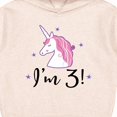 thumbnail image 3 of Inktastic Third Birthday Cute Unicorn Toddler Hoodie, 3 of 4
