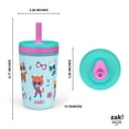 thumbnail image 5 of Zak Designs SuperKitties Kelso Toddler Cups For Travel or At Home, 12oz Vacuum Insulated Stainless Steel Sippy Cup With Leak-Proof Design is Perfect For Kids (Ginny, Sparks, Buddy, Bitsy), 5 of 9