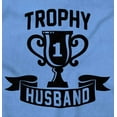 thumbnail image 2 of Cool Trophy Husband Number 1 Hubby Zip Hoodie Sweatshirt Men Brisco Brands M, 2 of 6