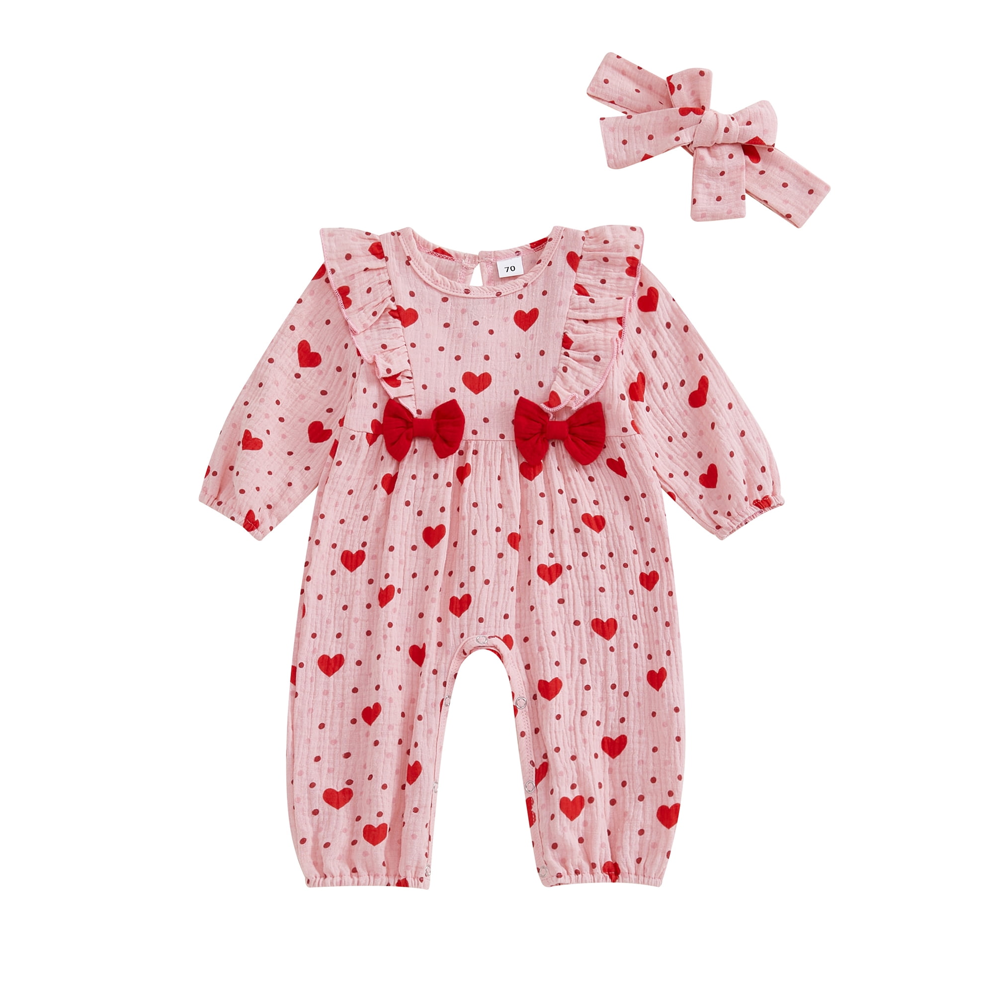 EYIIYE Infant Baby Girl Valentine's Day Outfits 3M 6M 9M 12M