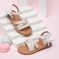 thumbnail image 6 of Duqingm Toddler Fisherman Sandals Boys Girls Sandals Open-Toe Summer Outdoor Unisex Child Sport Sandals Athletic Lightweight White,7, 6 of 7