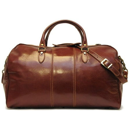 Floto Venezia Dopp Kit in Brown Full Grain Leather