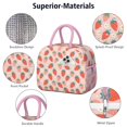 thumbnail image 4 of Obrewu Strawberry Plants Fruit Lunch Bag for Adult, Insulated, Leakproof, Oxford Cloth, 4 of 7