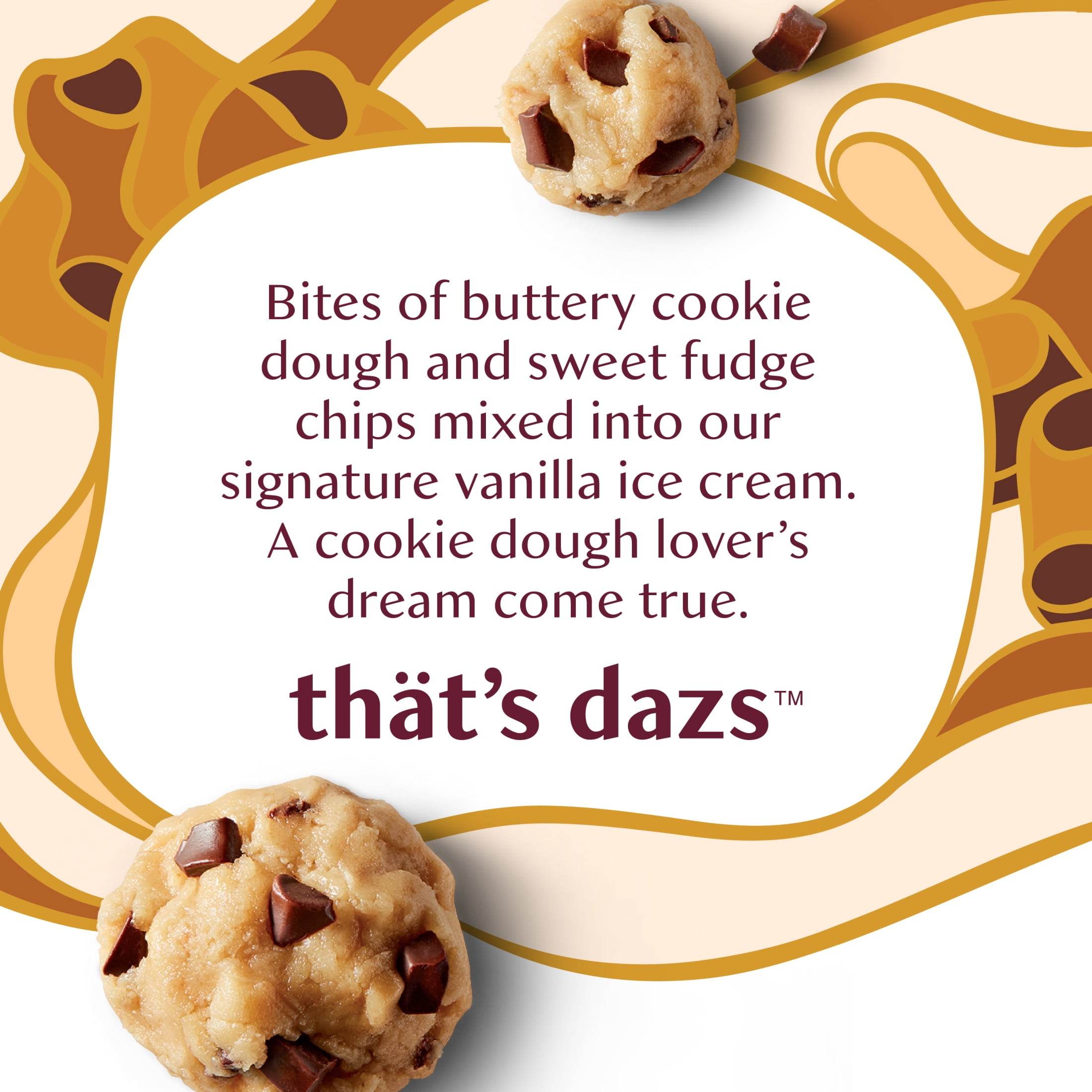 Haagen Dazs Chocolate Chip Cookie Dough Ice Cream, Kosher, 14 oz