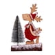thumbnail image 2 of Decoraciones de mesa de Navidad, decoración de foto de granja, centro de mesa rústico de Navidad para decoración de mesa con bandeja escalonada de año Paño rojo Macarena Colgante colgante, 2 of 8