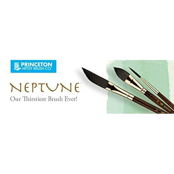 Princeton Artist Brush Neptune, Brushes for Watercolor Series 4750, Quill Synthetic Squirrel