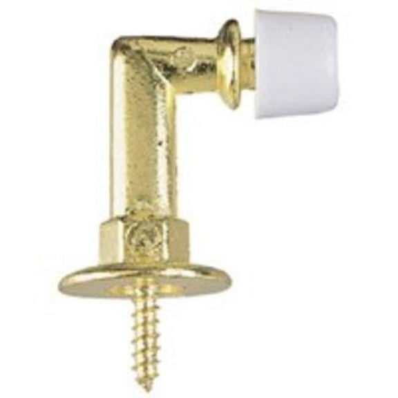 Stanley 57-1040 Floor Doorstop, Bright Brass, 1-9/32"