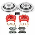 thumbnail image 2 of PowerStop Rear Z26 Street Warrior Brake Pad and Rotor Kit with Red Powder Coated Calipers Fits: FORD Select Models KC6812-26, 2 of 4