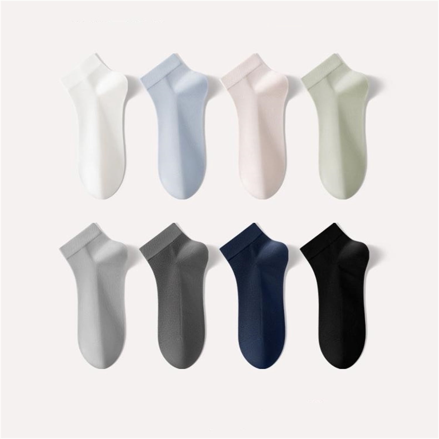 Sookeceks 6 Pairs Thin Modal Ankle Socks for Mens, Soft Breathable Lightweight Ankle Socks for Casual Size 7-11