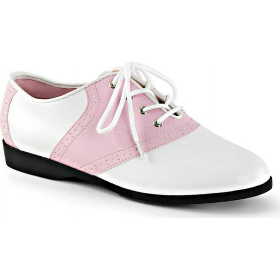 Women's Pink Saddle Shoes