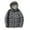 Grey, variant on Men's Casual Jacket Winter Warm Padded Cotton Hooded Coat