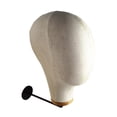 thumbnail image 1 of Cateissary Mannequin Head Wig Holder Hat Display Cowboy Wall  Rack Mounted Hat Almacenamiento y organización del hogar Beige, 1 of 1