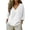 *092-White, variant on Betivan Womens Summer Gauze Tops Casual Linen Cotton Tunic Blouse 3/4 Sleeve V Neck Peasant Shirts Beach Vacation Tees