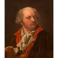 thumbnail image 2 of Josef Lange 15x17 Black Ornate Wood Framed Double Matted Museum Art Print Titled - Franz Carl Brockmann (Actor) (Around 1790), 2 of 5