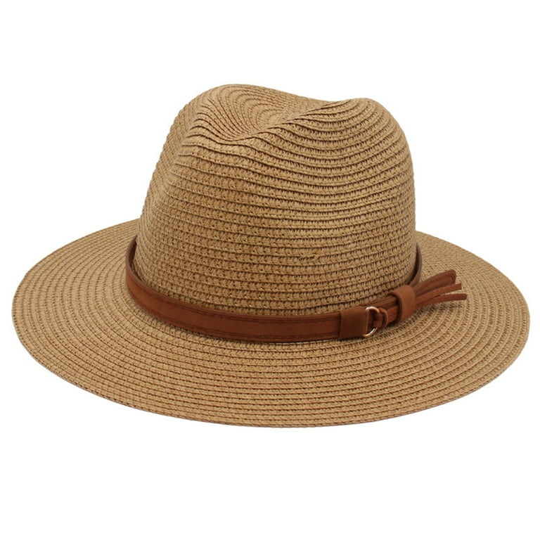 Skinada Women/Men Straw Hat Panama Hats Waterproof Beach Cap, UPF 50, for  Fishing Hiking Garden 