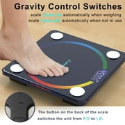 Smart Scale for Body Weight，Highly Accurate Scale for Weight，Digital Weighing Scale with BMI, Body Fat, Muscle Mass, Accurate Home User Health Equipment Sync Apps，400Ib