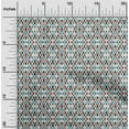 thumbnail image 2 of oneOone Polyester Spandex Turquoise Blue Fabric Asian Ikat Craft Projects Decor Fabric Printed By The Yard 56 Inch Wide, 2 of 4