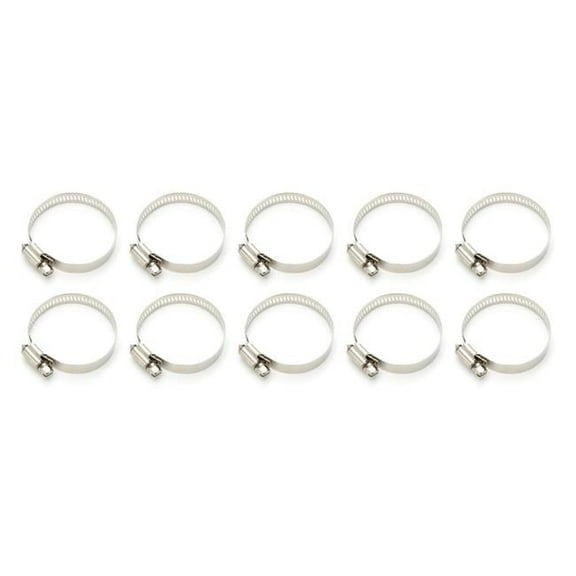 1.5 - 1.75 in. Hose Clamps, Pack of 10