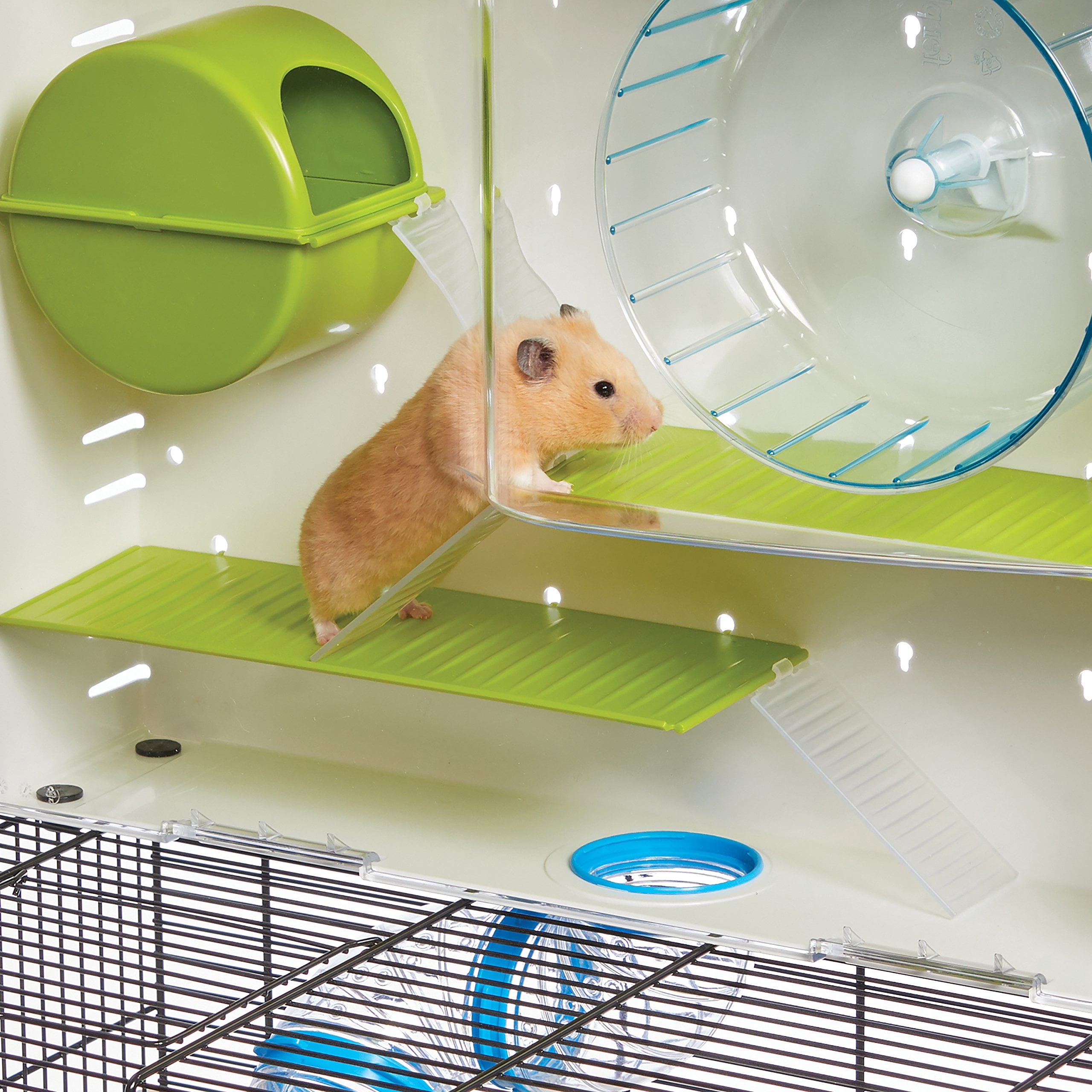 Hamster Cage | Awesome Arcade Home (white) 18.11 X 11.61 21.26 Inch