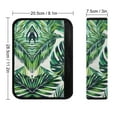 thumbnail image 6 of WYYP Palm Leaves Tropical Print Car Seat Belt Cover - Protect Your Neck and Shoulder from Seat Belt Rubbing - Car Interior Accessories 2Pcs, 6 of 6