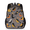 Black, variant on Adult Day of the Dead Backpack, Casual Daypack with Adjustable Shoulder Straps, Helloween Flower Skull Laptop Backpack for Work Travel Outdoor
