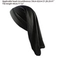 thumbnail image 3 of Elastic Wide Brims Two-end Sleep Caps Hair Bonnet Hat Long Tail Hat Dirty Braided Hair Care for Home Hospital, 3 of 9