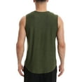 thumbnail image 4 of Men’s BIG and TALL 2 Pack Active Gym Sleeveless Shirts Crew Neck Muscle Tank Top, 4 of 6