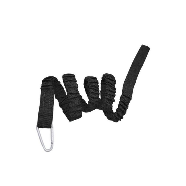 facefd Réglable Kayak Paddle Leash Bateau SUP Canne à Pêche Support de Cordon de Sécurité Noir