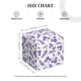 thumbnail image 4 of Kdxio Lavender Flowers Print Tissue Box Cover,Square Decorative PU Leather Facial Paper Case Organizer Holder Dispenser for Bathroom,Night Stands,Desk,Car 5.2''X5.2''X5.2'', 4 of 8