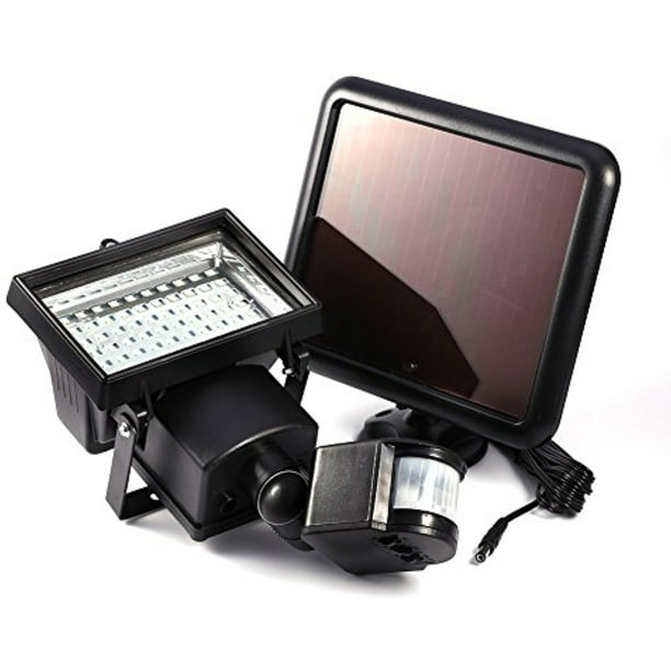 2pcs Solar Powered Motion Sensor Light 60 Led Security Flood Lamp For Garden Patio Path Pool Lighting Com 60 Led Solar Security Light Flood Lamp, Solar Powered Outdoor 60 Led Security Light With Motion Sensor