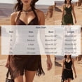 thumbnail image 3 of Levmjia Womens Western Fringe Mini Dress V Neck Ruched Sleeveless Backless Bodycon Dress Solid Color Form Fitting Summer Dress Festivals And Parties, 3 of 7