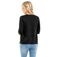 thumbnail image 7 of MixMatchy Women's Soft Basic Long Sleeve Button Down Classic V-Neck Knit Cardigan Sweater, 7 of 7