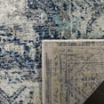thumbnail image 2 of SAFAVIEH Madison Emil Overdyed Medallion Area Rug, Light Grey/Blue, 6' x 9', 2 of 7