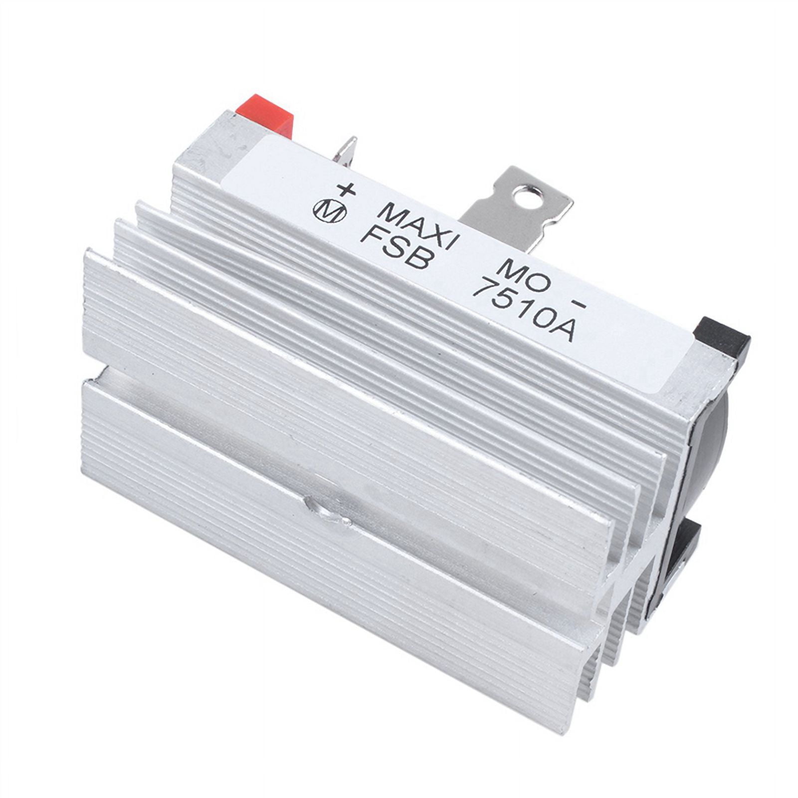 10X Aluminum Heatsink Base Single Phase Bridge Rectifier Diode 75A 1000V,10 x Bridge Rectifier,As shown