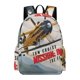 thumbnail image 1 of Misión Imposible: Juicio Final-theme Backpack, Campus style schoolbag Bookbag with Adjustable Shoulder Straps And Large Zip Compartment, Unisex Travel Bags.42x30x15cm, 1 of 6