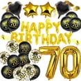 thumbnail image 1 of Kit de decoración Amawill Happy 70 Birthday Set 70 años, 1 of 4
