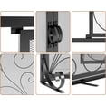 thumbnail image 3 of Fireplace Screen with Doors, Handcrafted Solid Steel, Heavy Duty Metal Mesh, Powder Coat Finish, Spark Guard, 3 of 8