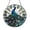 Stained Glass 5.9 Inch, variant on Stained Glass Window Panel Featuring Peacock, Vibrant Feather Design, Elegant Home or Office Accent, Unique Decorative Art