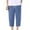 Sky Blue, variant on Maean Big and Tall Capri Pants for Mens Knee Length Elastic Waist Cropped Trousers Capris with Pockets