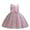 Pink, variant on MeetoTime Girls Princess Dress Sleeveless Star Sequins Mesh Party Formal Dresses 3-7 Years Baby Clothes