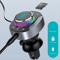 thumbnail image 2 of Transmisor FM Bluetooth 5.0 para Coche PD 30W QC3.0 Cargador Rápido Receptor de Audio Manos Inalámbrico Reproductor de Música MP3, 2 of 5