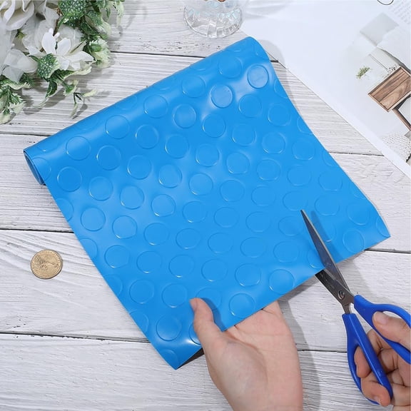 23*60cm Swimming Pool Ladder Mat Blue Protective Pools Ladders Pad Step Mat Above Ground Pool Ladder Matt with Non-Slip Texture