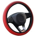 thumbnail image 2 of SPRING PARK Stylish Car Vehicle Faux Leather Anti-Slip Steering Wheel Wrap Cover Protector, 2 of 7
