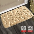 thumbnail image 4 of Color Sólido Cuarto de baño Puerta Absorbente No resbalón Alfombra Grande Decoración Niño Sala de estar Almohadillas Soft Pads Accesorios Beige, 40x60cm Speravity HA009646-05, 4 of 6