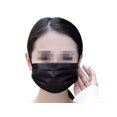 thumbnail image 4 of Mascarilla desechable de tela no tejida para la boca, filtro de carbón activado de carbón de respiración suave para la boca de la mascarilla facial, 50 paquetes negros Adepaton JQFLD103, 4 of 4