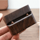 thumbnail image 4 of Caja De Madera Alhajero Para Anillos De Boda Modelo Café, 4 of 4