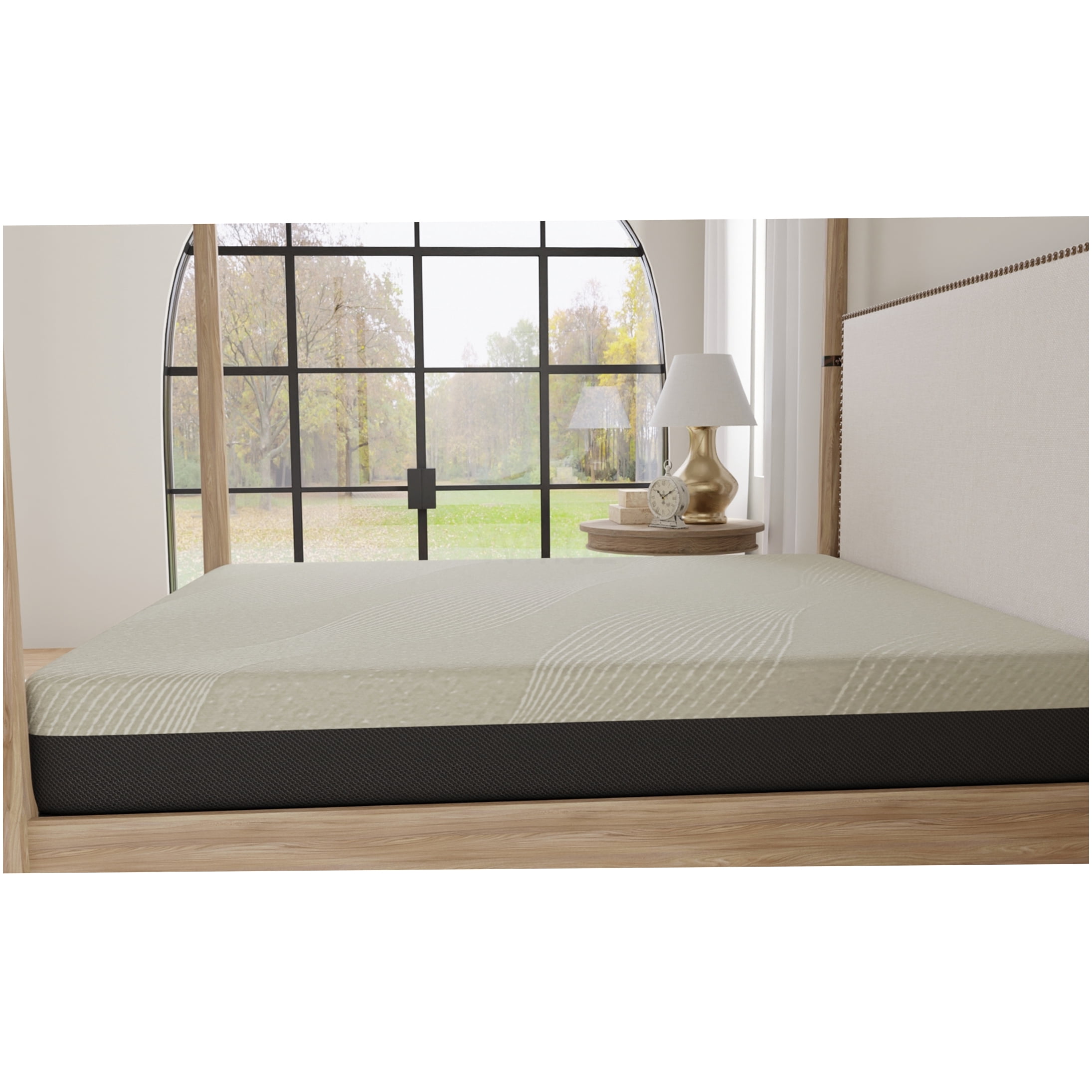 Full Size Firm Gel Memory Foam Mattress, 8 Inch Tight Top Bed Mattress for Cool Sleep & Pressure Relief