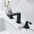 thumbnail image 2 of Rbrohant 8 in. Widespread Double-Handle Bathroom Sink Faucet Brushed Gold Brushed, 2 of 5