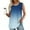 Navy, variant on Uaswgudfs Women's Gradient Color Crew Neck Summer Tank Tops - Casual Sleeveless Loose Fit Blouses, Flowy Tunics Tops
