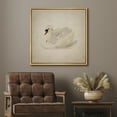 thumbnail image 4 of HFDF Canvas Prt Wall Art Elegant Swan Sketch Mimalist Waterfowl Drawg Nature Wilderness Illustrations Rustic Zen Colorful for Livg Room, Bedroom, Office - Natural 16x12inch Framed, 4 of 6